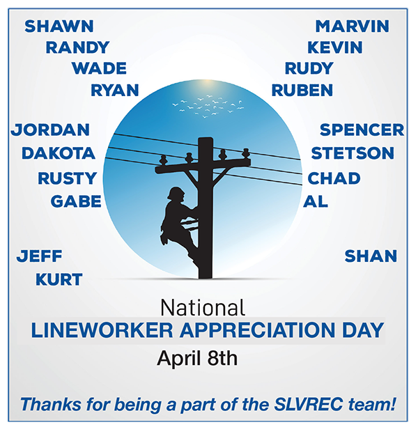 National Lineworker Appreciation Day San Luis Valley REC